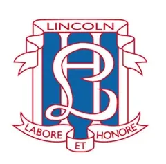 Logo del Colegio Lincoln Hall con las iniciales LH y el lema Labore et Honore